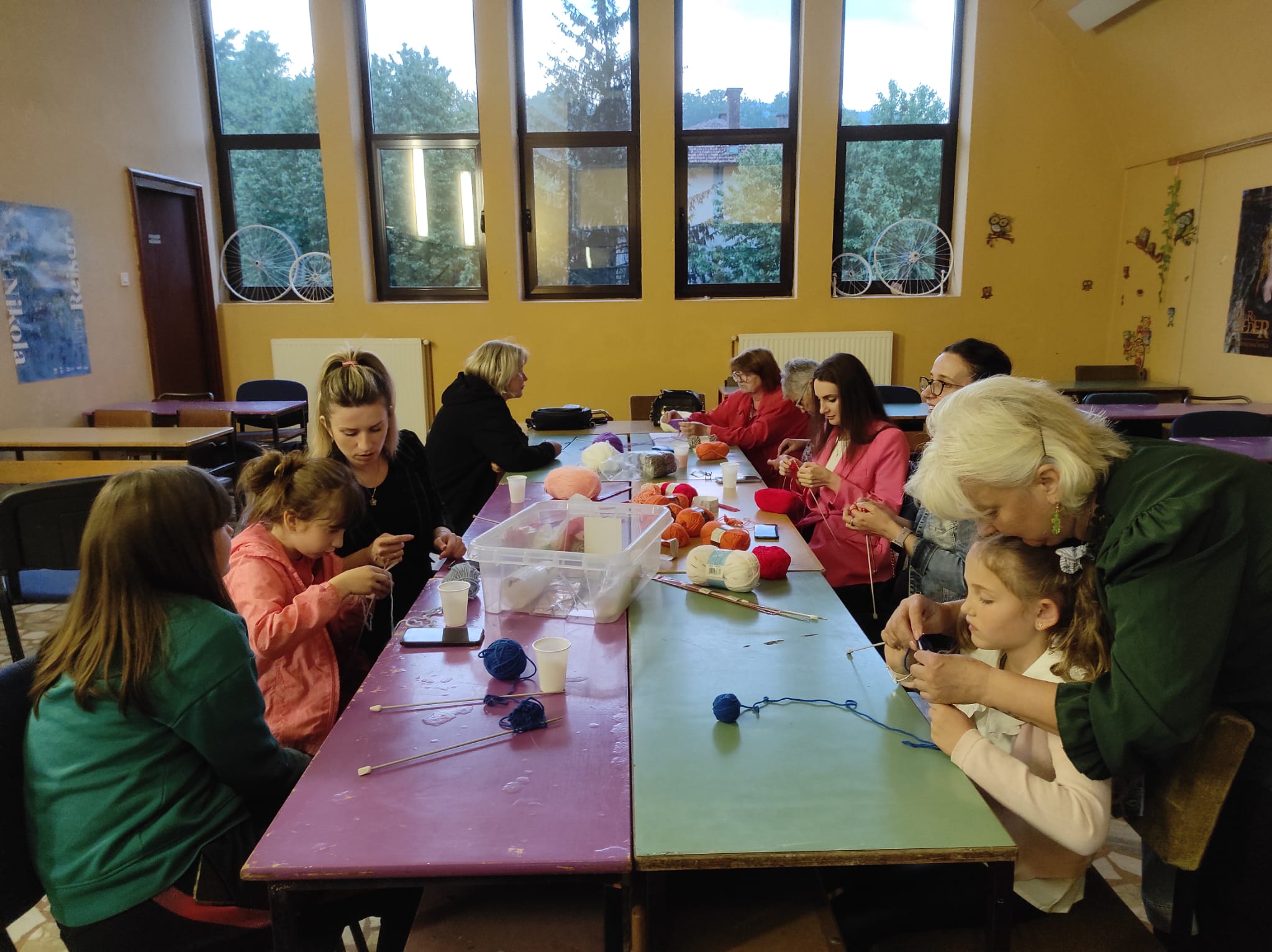 Početak drugog ciklusa radionica pletenja i heklanja