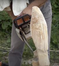 Izrada skulpture od drveta
